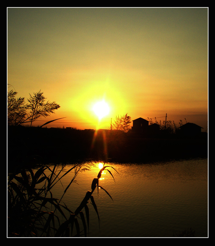 守一份夕阳西下的空灵 摄影 寂寞清风