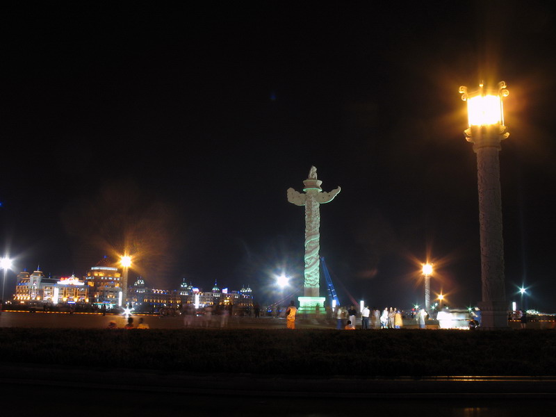 星海广场夜景 摄影 Mr.xu