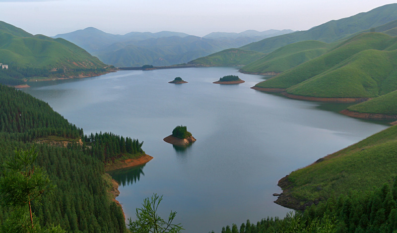 桂林全州天湖风光——蓬莱三岛 摄影 午时茶