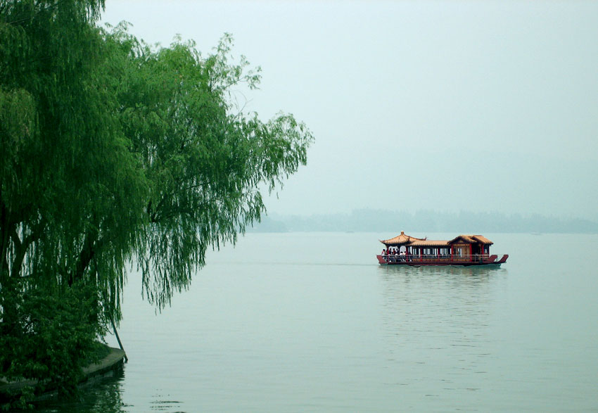 西湖游船 摄影 心雨II