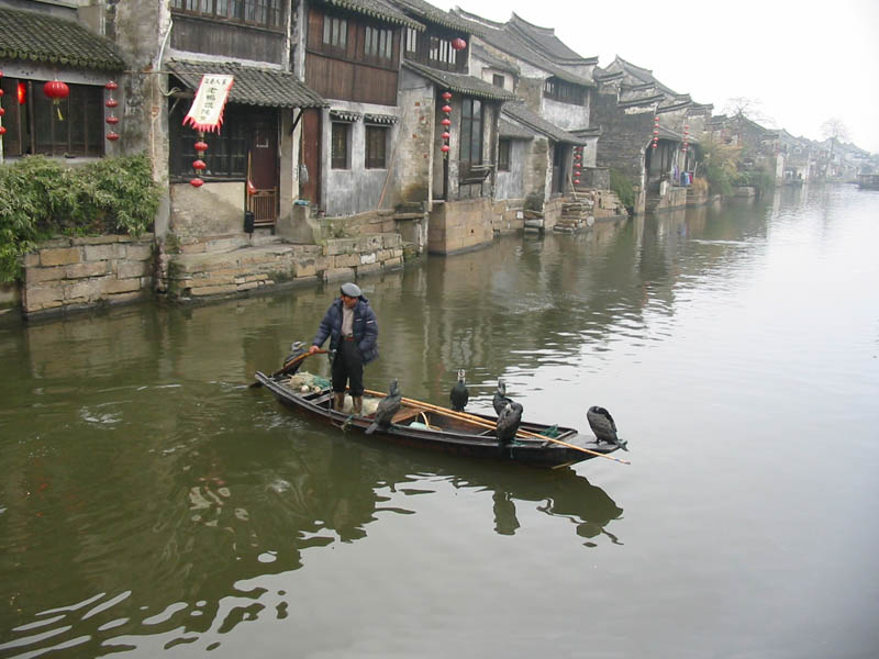 水乡渔夫 摄影 碧螺新雨