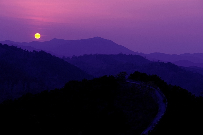 夕阳山外山 摄影 捕光掠影