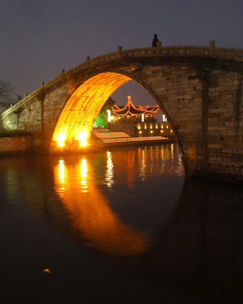 觅渡夜景 摄影 秋桐心语