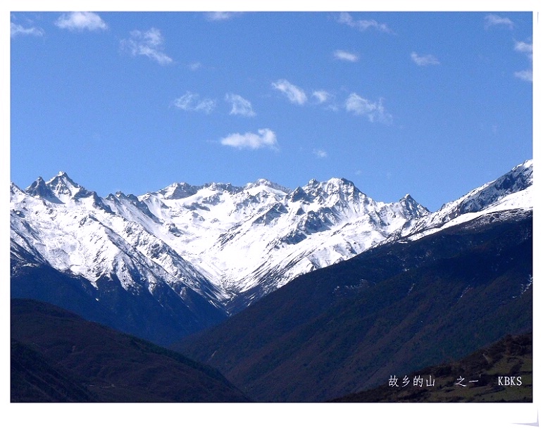 故乡的山 摄影 康巴昆山