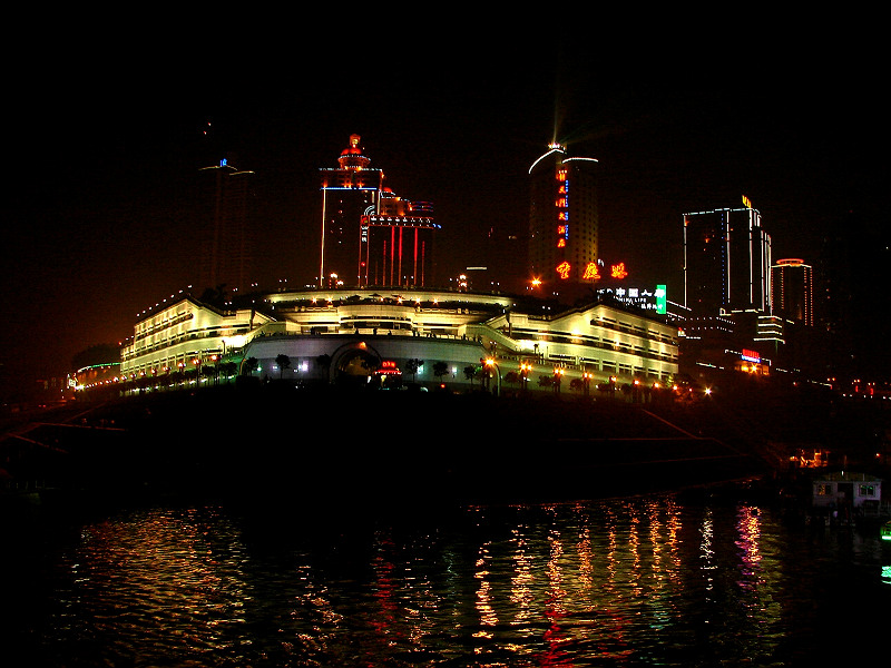 色眼看重庆1——朝天门码头夜景 摄影 想乐