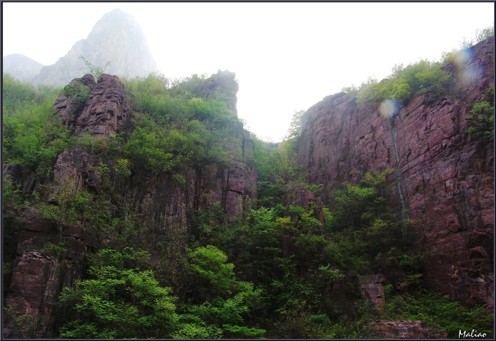 37.红石峡·温盘峪大峡谷·耸立 摄影 马里奥MALIAO