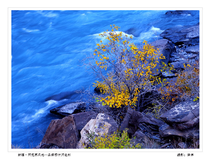 乌宗图什河风光 摄影 轻松开始