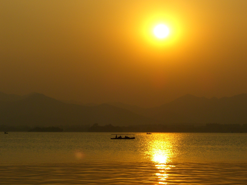 西湖夕照 摄影 忍者三藏