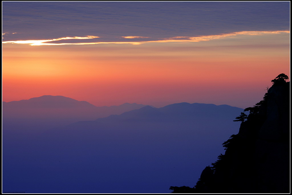 黄山晨韵 摄影 峡之颖