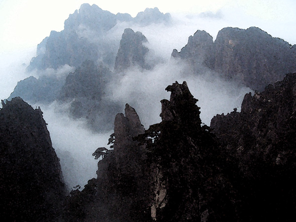 水墨黄山 摄影 小鱼儿7753