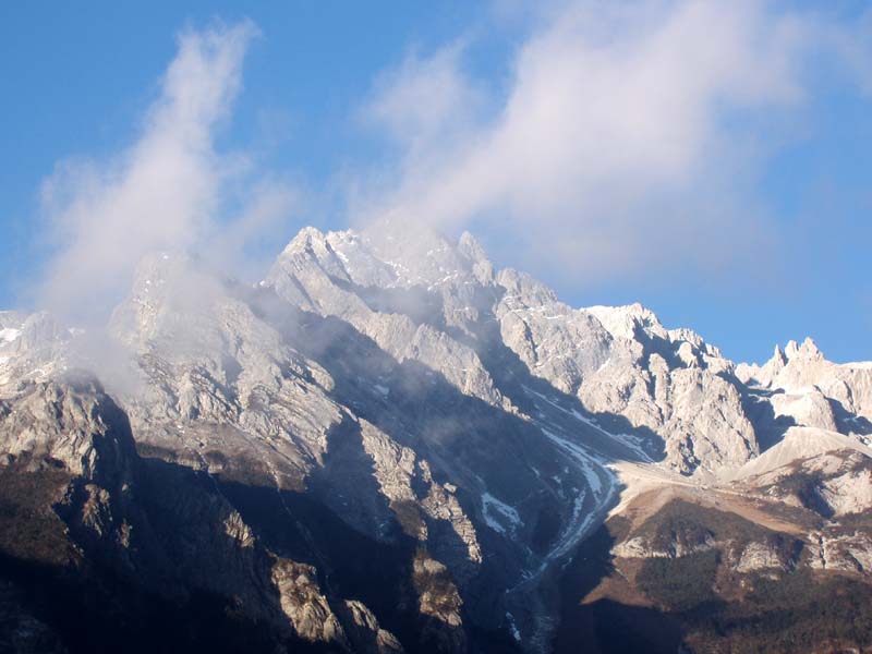 玉龙雪山 摄影 河边