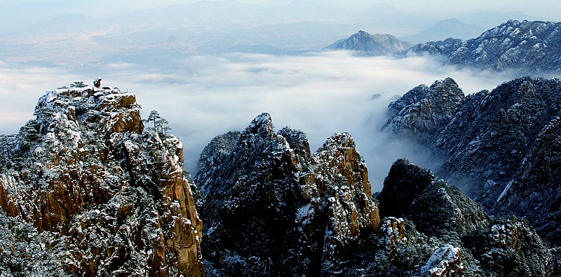 黄山之石猴残雪 摄影 阿珠