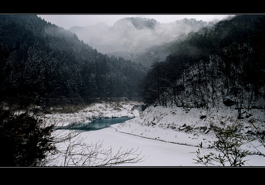 墨染庐山 摄影 古道西丰