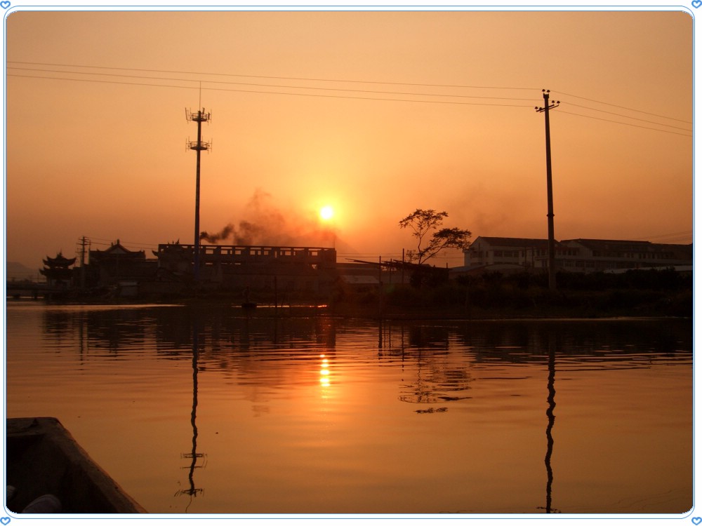 夕阳水乡 摄影 逸翼