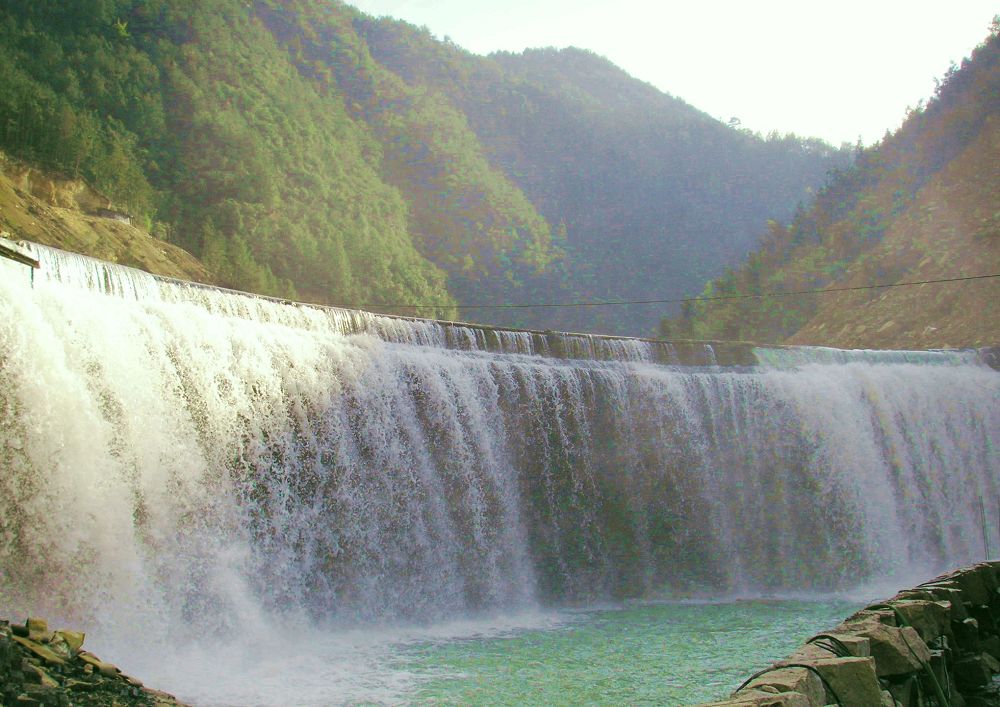 瀑布 摄影 寒山雄鹰