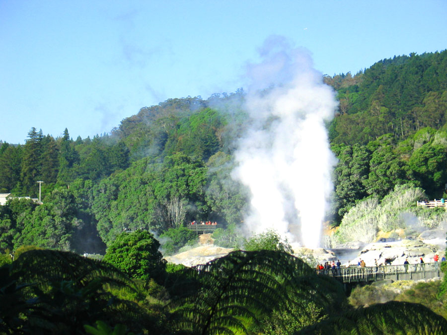 新西兰活火山 摄影 虎虎声威