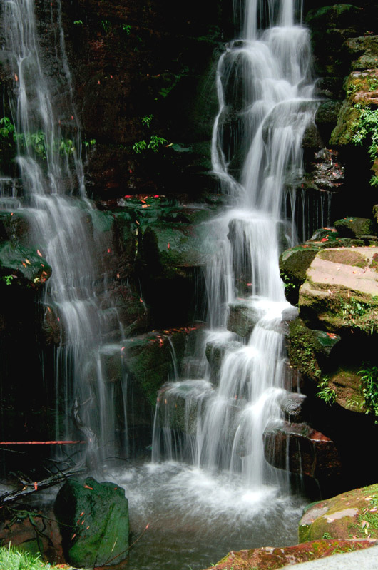 碧峰峡山泉小景 摄影 吴聪全