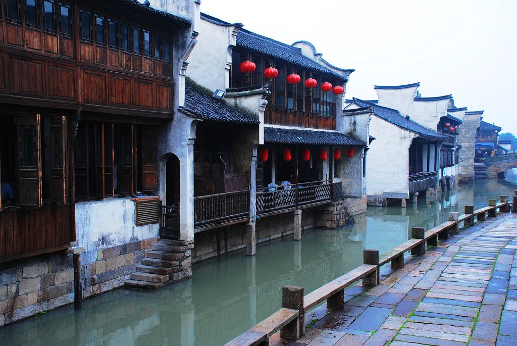 江南民居－乌钲雨景 摄影 老赵