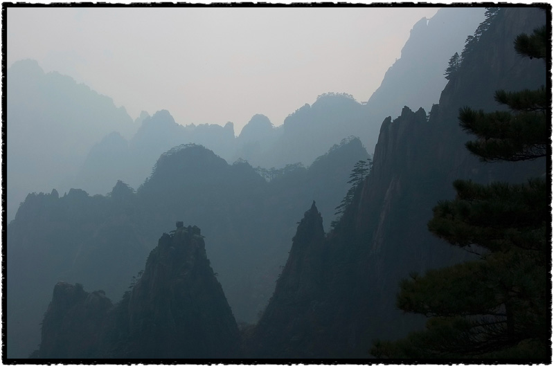 黄山 摄影 云青欲雨