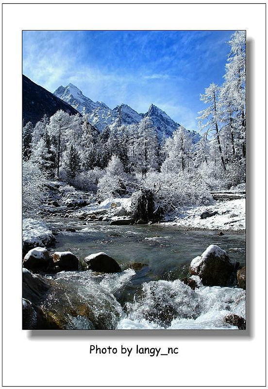 棚沟雪景 摄影 紫荷