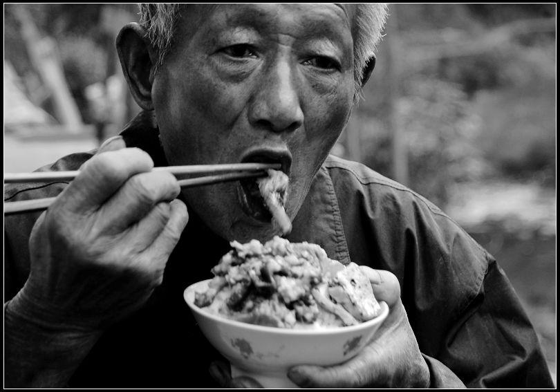 乡村老人生活1 摄影 神鹰