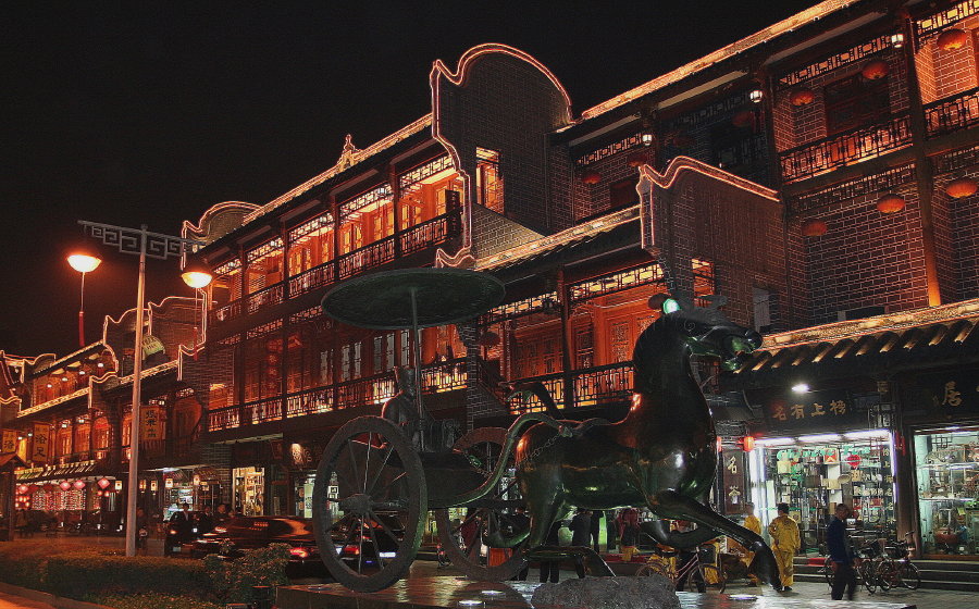 成都琴台夜景 摄影 老顽童心