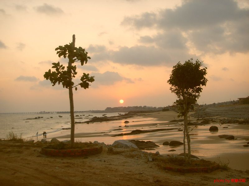 夕阳海 摄影 夜静风轻