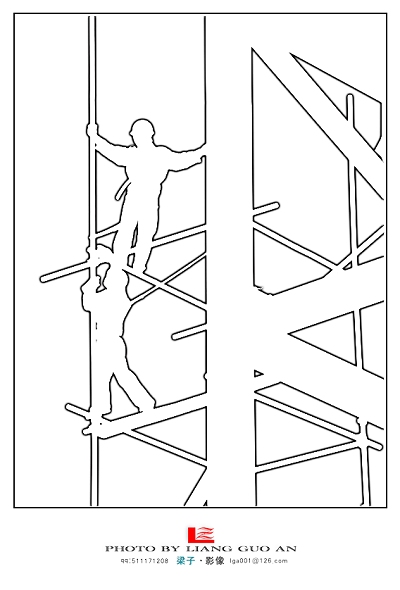 工地速写 摄影 liangga