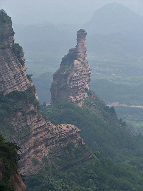 丹霞风光：观音石 摄影 珠比特