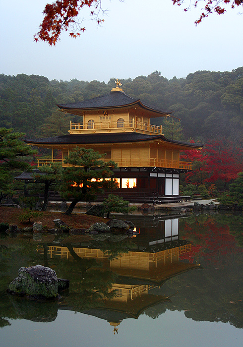 京都红叶—— 金阁寺 摄影 漂泊的云