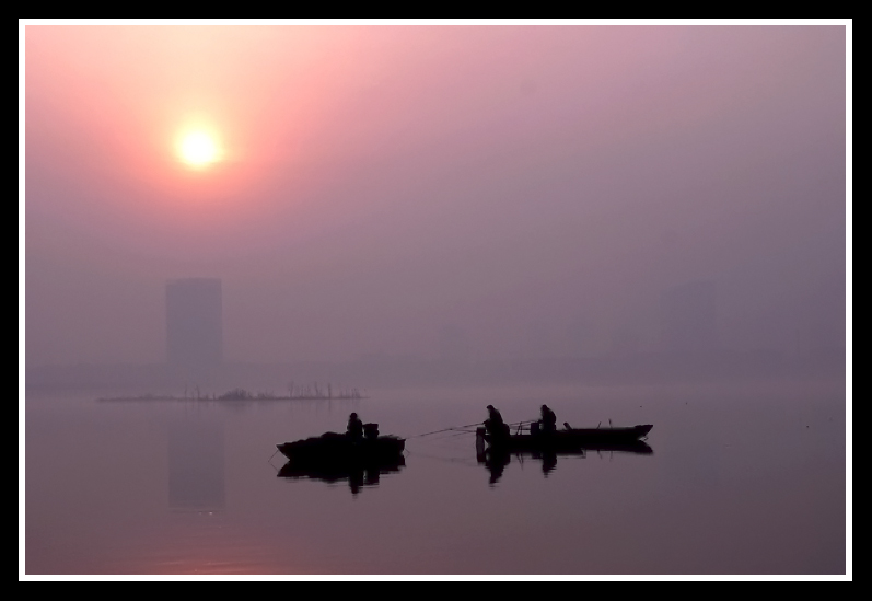 雾里沂河（三） 摄影 清角