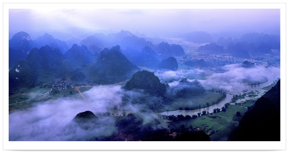 宽幅--归春河晨曦1 摄影 海风轻轻地吹