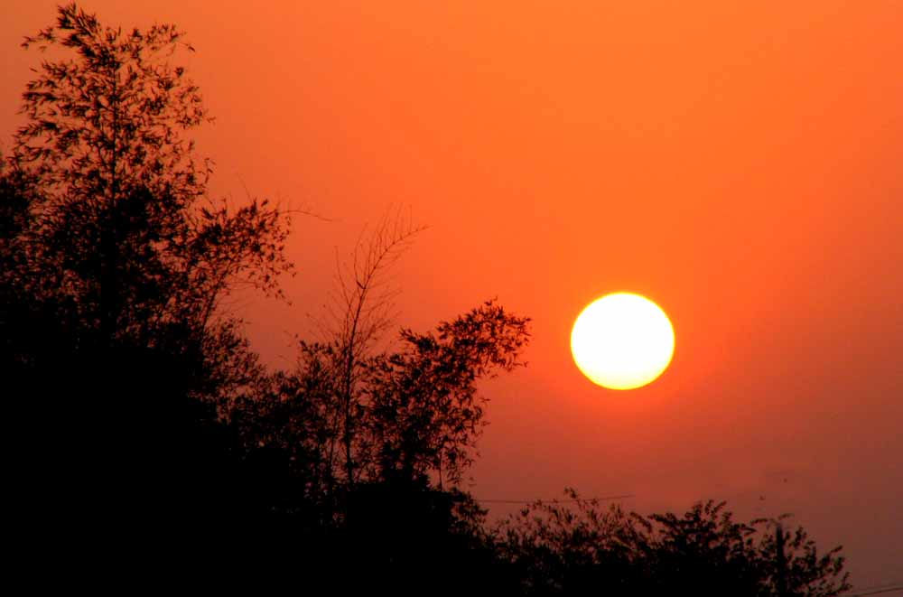 夕阳红 摄影 山水迷