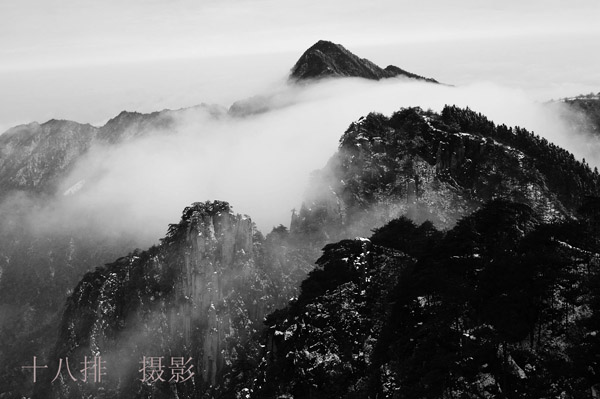 明月山--雪景 摄影 十八排