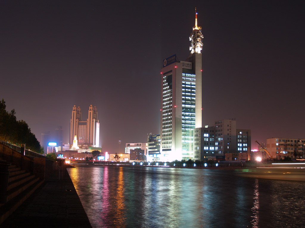 海河夜色 摄影 光辉照耀