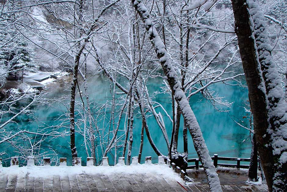 九寨沟雪景5 摄影 镜头中的世界