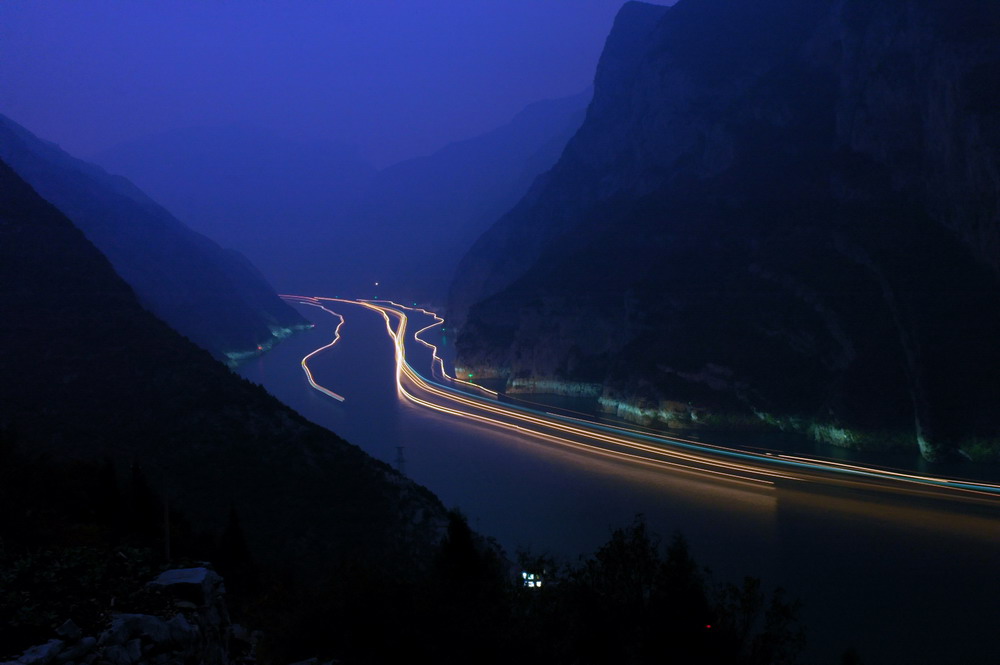 巫峡夜航 摄影 楠松林