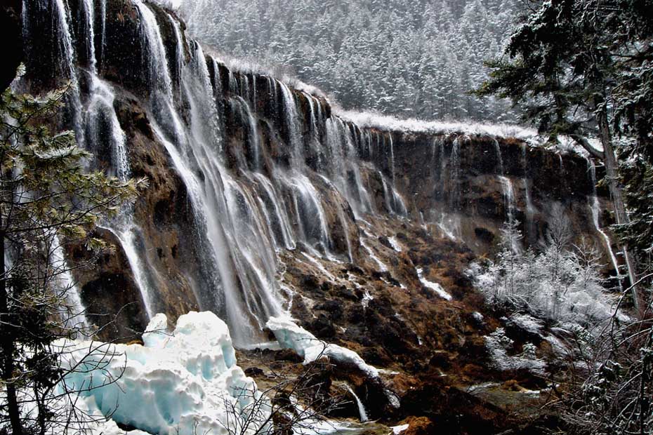 九寨沟雪景6 摄影 镜头中的世界