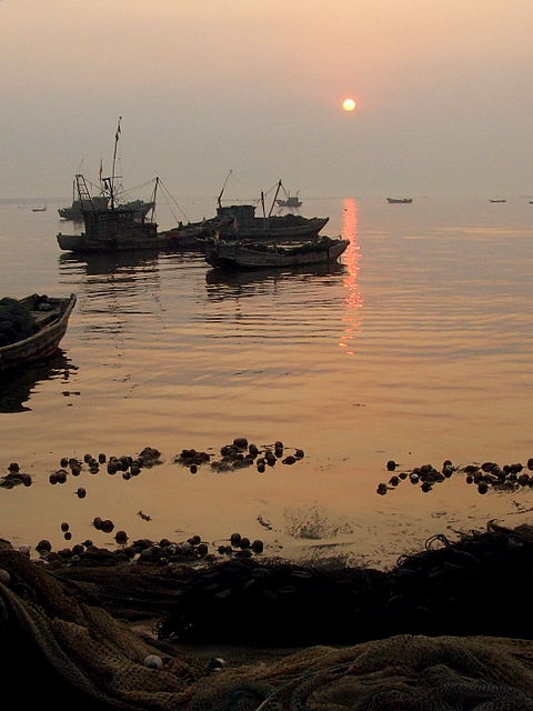 海之恋--154--夕阳 摄影 晶林