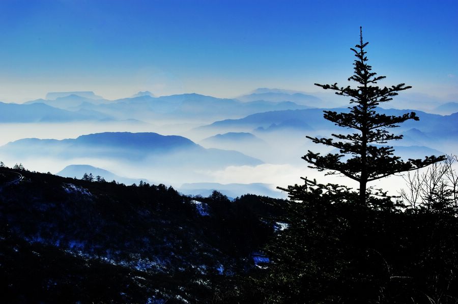 峨眉山风光 摄影 弈天