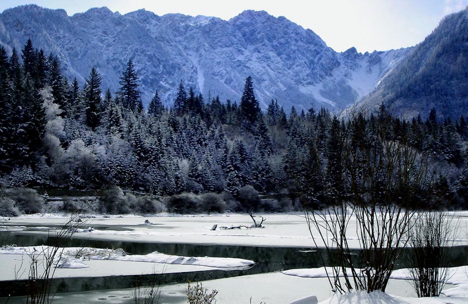 九寨沟雪景10 摄影 镜头中的世界