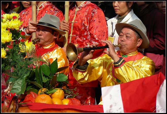 唢呐声声庆元旦 摄影 桂桂