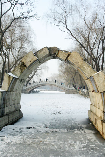 风雪残桥 摄影 明月惊心