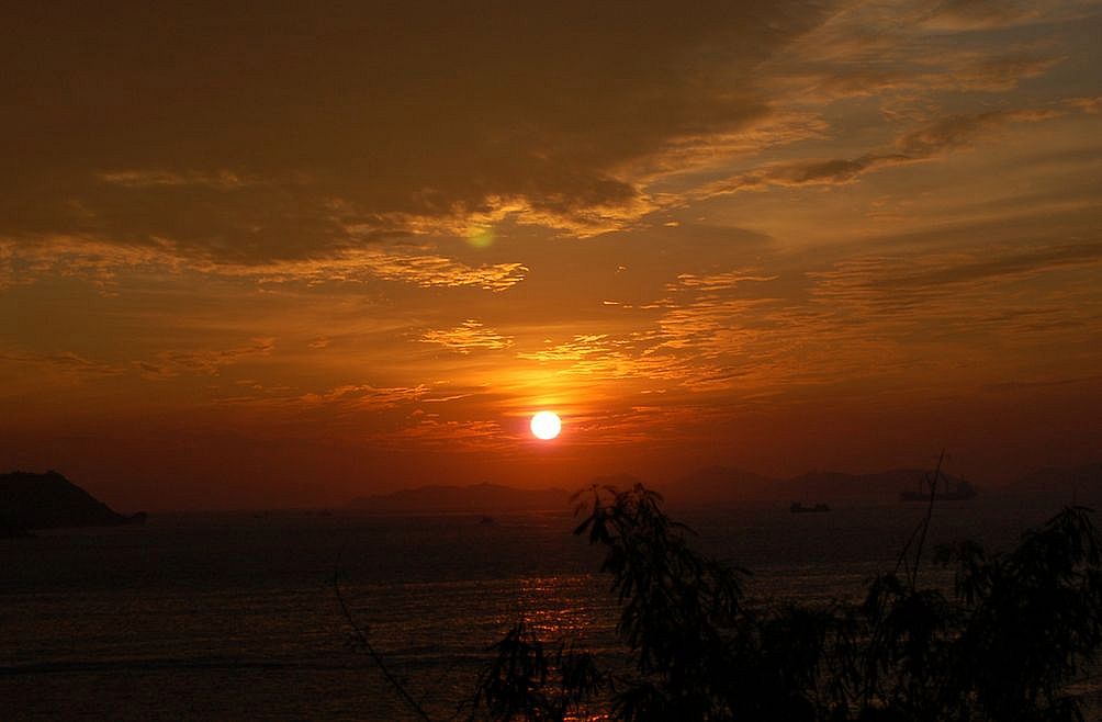 日落圖片 摄影 太空人