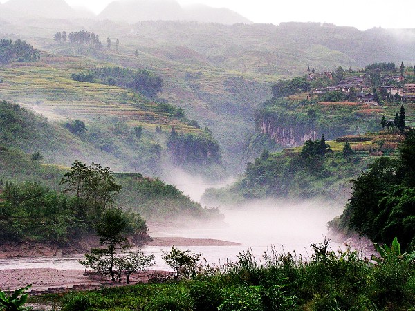 荥河雾景 摄影 常山刀