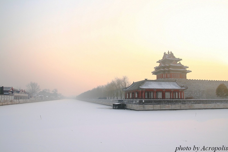 角楼残雪 摄影 acropolis