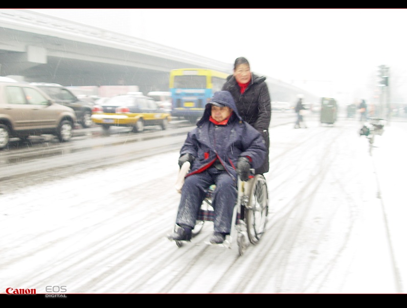 在雪中 摄影 山水无念