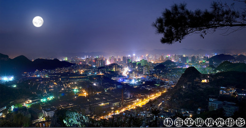 林城夜景 摄影 月牙琴