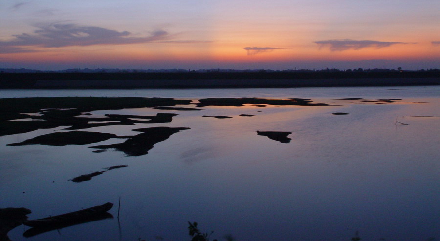 沩水夕阳 摄影 yaz