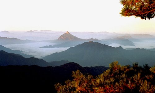 司空山晨曦 摄影 岳西老歌